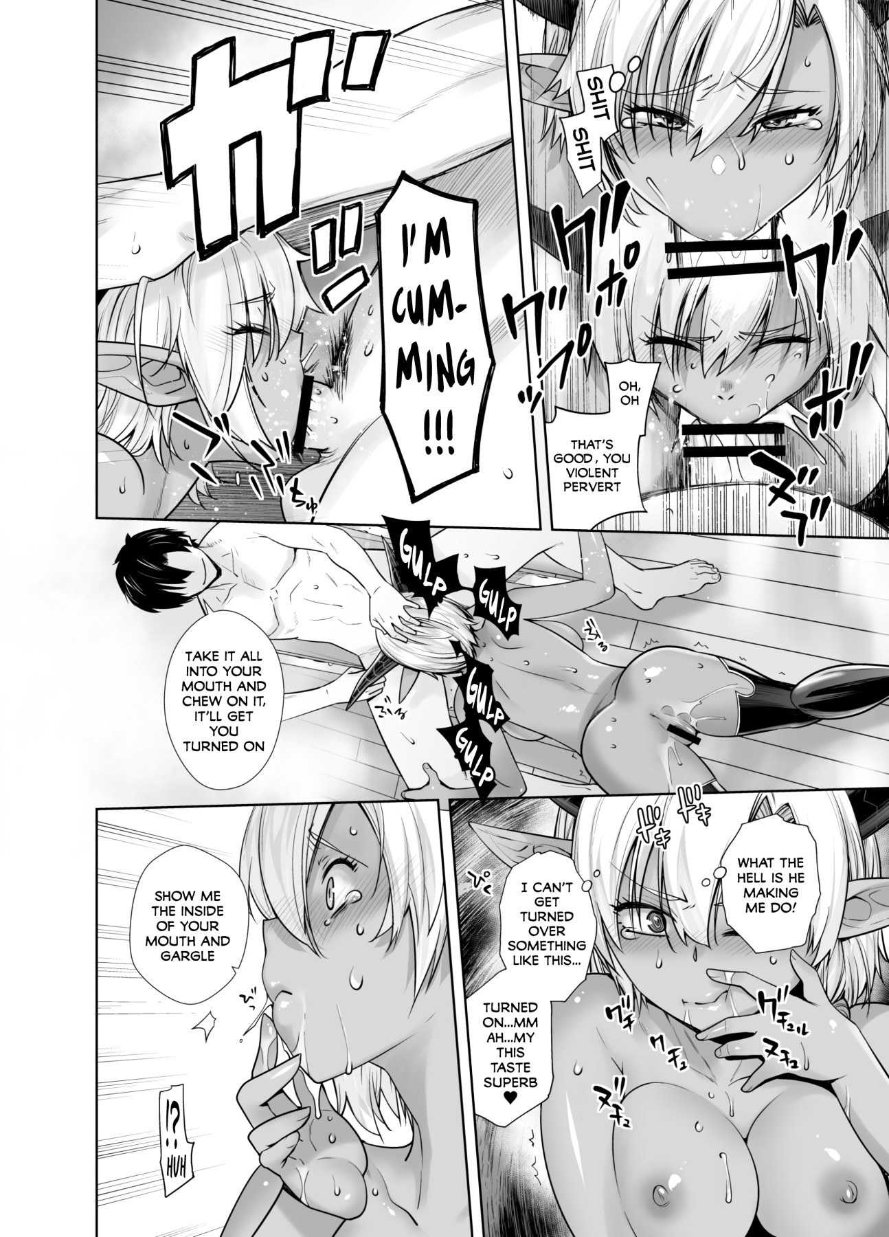 Hentai Manga Comic-Earning Evil Points against a Dark-Skinned Female!-Read-13